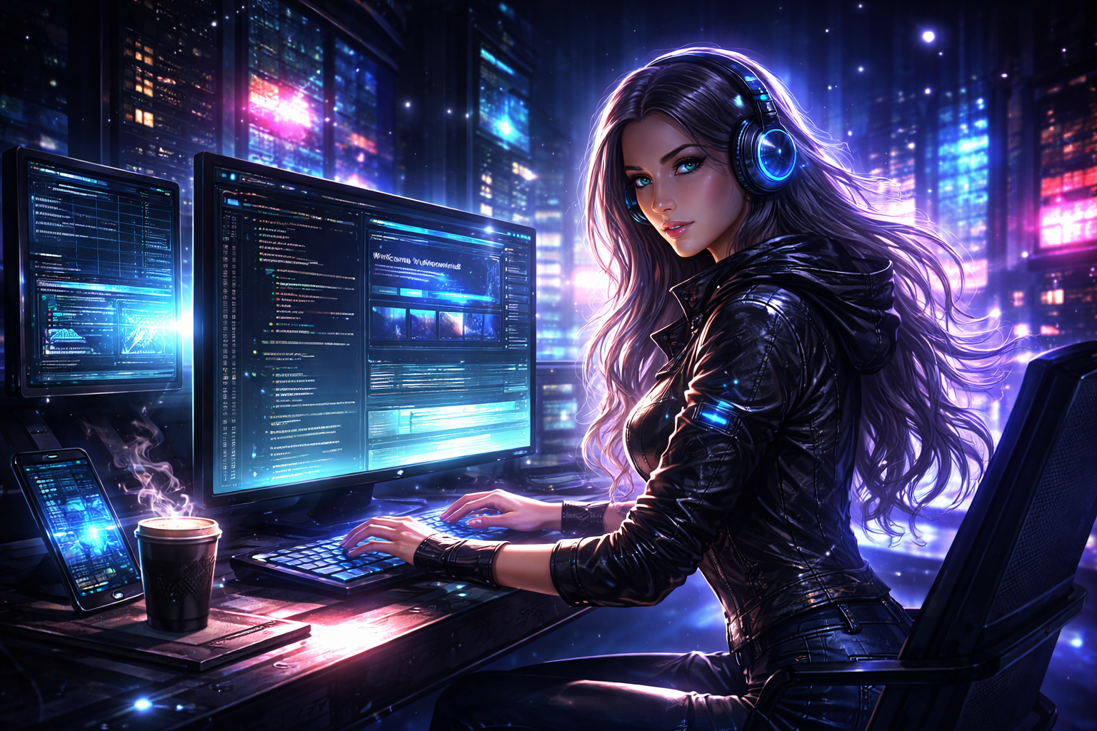 Пример финального AI-визуала в VoiceMind Art